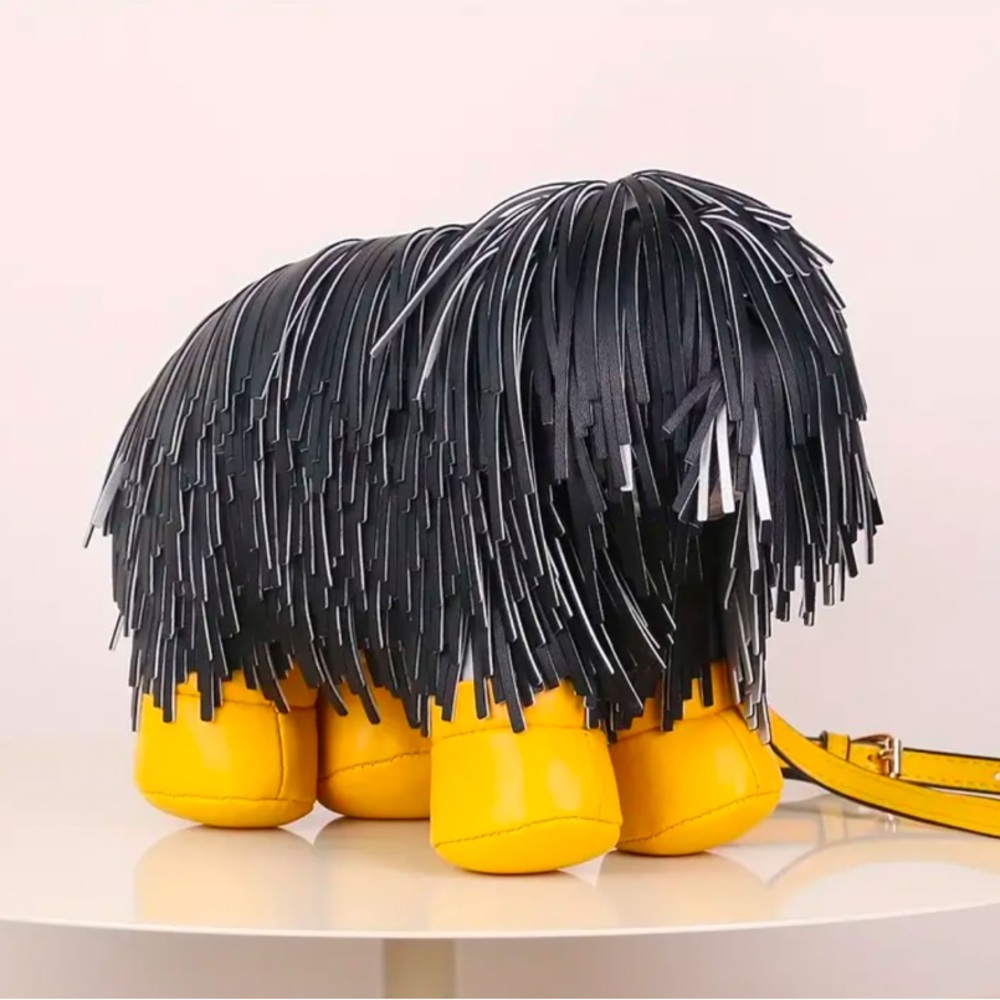 New Black Shaggy Dog